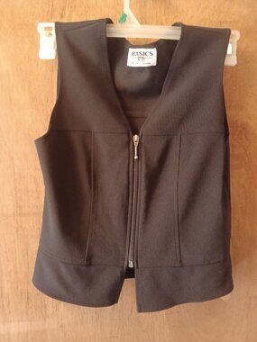 Basics Women's Black Vest